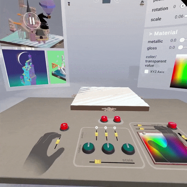 3D Represented Controls Mapped from Categorized UI Input Types Image