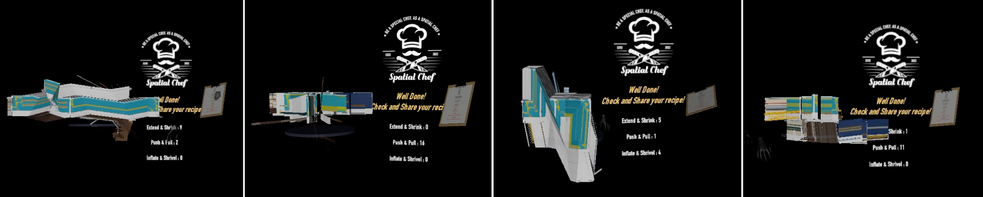 Spatial Chef results